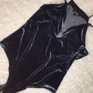 Never worn Blue Velvet express body suit